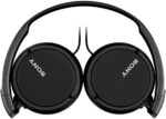 Sony ZX Series Wired On-Ear Headphones, Black MDR-ZX110 - Image 2