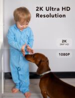 2K Wired Security Camera, Indoor/Outdoor for Home - Image 2