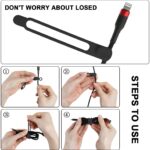 Nearockle 24Pcs Silicone Cable Straps Cord Organizer - Image 4