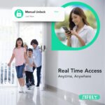 Built-in WiFi Fingerprint Smart Door Lock with Handle & Keypad - Image 2