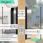 Built-in WiFi Fingerprint Smart Door Lock with Handle & Keypad - Image 4