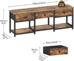 YATINEY TV Stand with 3 Fabric Drawers - Image 2