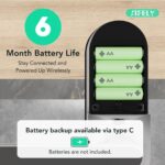 Built-in WiFi Fingerprint Smart Door Lock with Handle & Keypad - Image 3