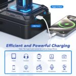 KDD Headphone Stand with USB A&C Charger Ports - Image 4