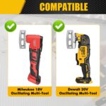 Square Slot Cutter Compatible for Dewalt 20V & Milwukee M18 Oscillating Multi-Tool - Image 4
