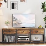 YATINEY TV Stand with 3 Fabric Drawers - Image 5