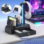 KDD Headphone Stand with USB A&C Charger Ports - Image 5