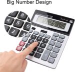 Large Electronic Calculator Counter Solar & Battery Power - Image 3
