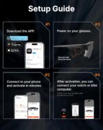 HUD Display Sports Glasses, for Cycling and Hiking - Image 3