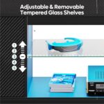 Bestier 57" Gloss Black Media Console - Image 4