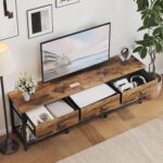 YATINEY TV Stand with 3 Fabric Drawers - Image 4