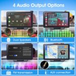 Carplay Screen for Car, 7'' Wireless CarPlay & Android - Image 2