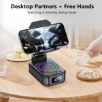 Gifts for Men Women, Cell Phone Stand with Wireless Bluetooth Speaker - Image 4