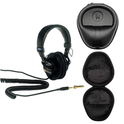 Sony - MDR7506 Professional Large Diaphragm Headphone Bundle with CASE