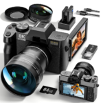 G-Anica 8K Digital Cameras for Photography with Dual-Lens