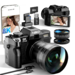 NBD 8K 64MP Digital Cameras for Photography