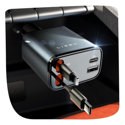 LISEN Retractable Car Charger