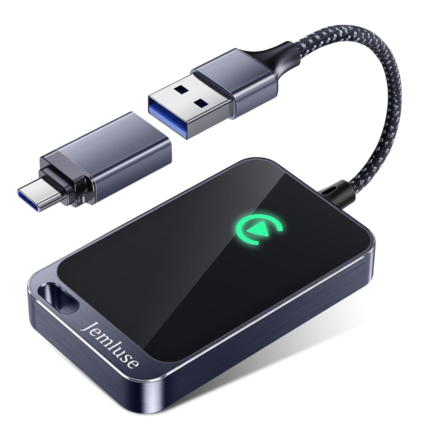 Jemluse Wireless CarPlay Adapter for Apple iPhone