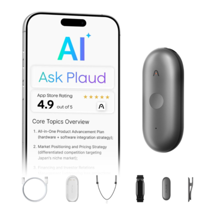 Plaud NotePin S AI Voice Recorder