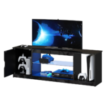 Bestier 57" Gloss Black Media Console
