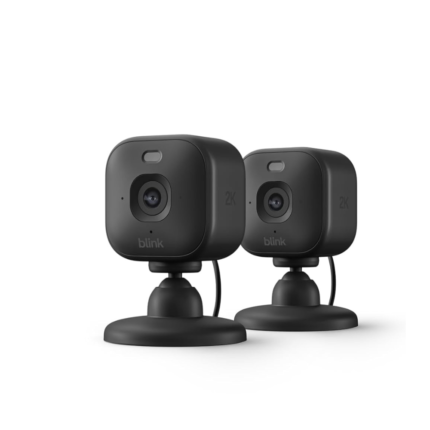 Blink Mini 2K+ (newest model) – Plug-in Home & Pet Indoor Security Camera