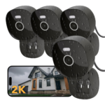 2K Wired Security Camera, Indoor/Outdoor for Home