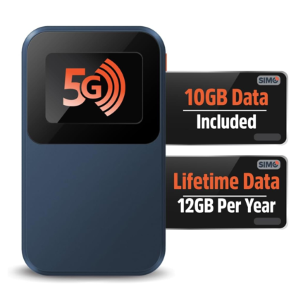 Solis Edge – 5G Hotspot Device, Bundle Includes Lifetime Data