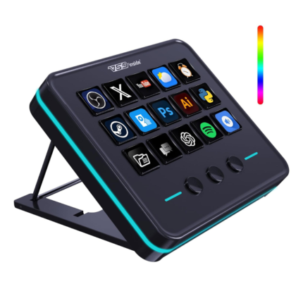 VSDINSIDE Macro Keypad, Stream Controller Deck Gaming Streaming Shortcut Keyboard