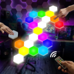 Vcwtty Hexagon Lights, Smart LED Wall Lights