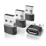 Elebase USB to USB C Adapter for iPhone 17 4Pack