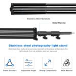soonpho Heavy Duty Light Stand 9.2ft, Spring Cushioned (2-Pack) - Image 5
