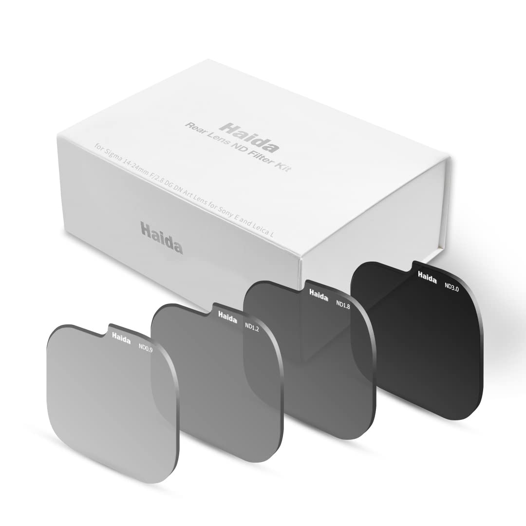 Version 1.0.0 Haida Rear Lens ND Filter Kit for Sigma 14-24mm F/2.8 DG for Sony E/Leica L - Image 1