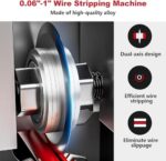 Hizmivos Manual Wire Stripping Machine Gauge Wire 0.06-1 inches,Scrapping Copper Wire Peeler - Image 3
