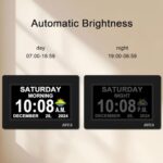 SSYA 7" Digital Calendar Day Clock with Large Display - Image 4