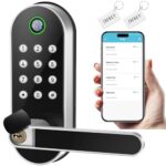 Sifely Fingerprint Smart Door Lock with Handle & Keypad - Image 2