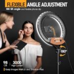 EMART 18" LED Ring Light with Stand, 2800-6500K Dimmable - Image 4
