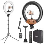 EMART 18" LED Ring Light with Stand, 2800-6500K Dimmable - Image 2