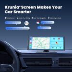 Krunia 9.26" Wireless Portable Carplay Screen for Apple Car Play Android Auto OTA - Image 4