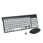 Fonicer Large Print Wireless Keyboard and Mouse Set - Image 2