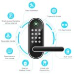 Sifely Fingerprint Smart Door Lock with Handle & Keypad - Image 3