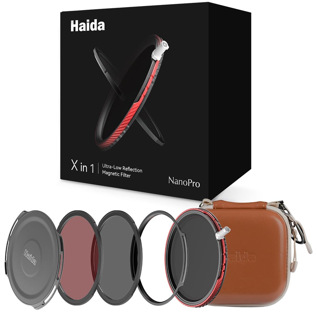 Version 1.0.0 Haida 82mm U-LR Mag X-in-1 Kit (CPL-VND, Enhancer, Mist Red & Black) - Image 1
