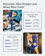 VCELINK Wire Stripper and Cutter, Quick Strip Automatic Wire Stripper - Image 3