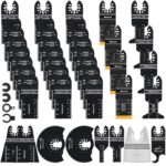 Bionso 40 PCS Oscillating Saw Blades, Premium Multitool Kit for Wood Metal Plastics, Tool - Image 2
