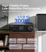 Vangoa Multiroom Streaming Amplifier, 300W x2 WiFi Stereo Audio Amp with HDMI ARC - Image 4