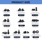 KBRPARTS Computer Screws Motherboard Standoffs Assortment Kit for Universal Motherboard, HDD - Image 3