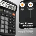 CATIGA 12 Digit Desk Calculator, Desktop Calculators with Large LCD Display & Big Buttons - Image 5