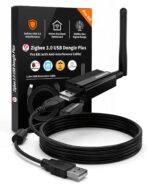 GooLinx Zigbee 3.0 USB Dongle Plus-E (ZBDongle-E) Kit with 1.5m Shielded Extension Cable |