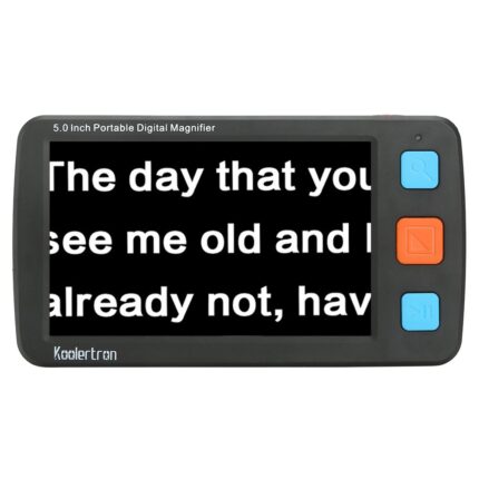 Koolertron 5" Digital Video Magnifier, Portable Reading Aid