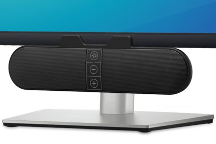 XKX Computer Speakers for Desktop PC Monitor, USB Plug-in, Wired, Computer Soundbar for PC