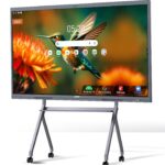 JAV 65" Smart Board Interactive Whiteboard, Google EDLA Certified 4K Touchscreen with 48MP AI